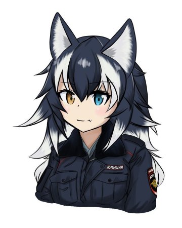 Gray Wolf аниме Kemono friends
