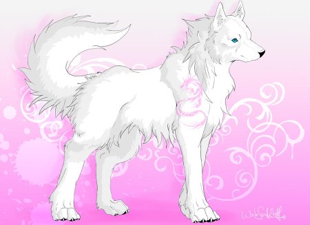 Розовая волчица