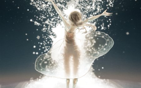 Девушка звезда арт