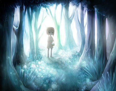 Аниме красивое освещение