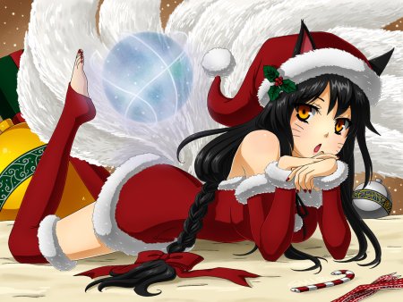 League of Legends Ahri Рождество