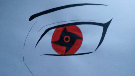 Рисунки аниме глаз шаринган (51 фото)