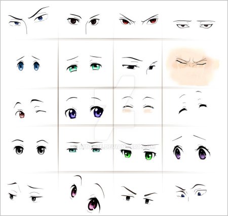 Аниме глаза эмоции