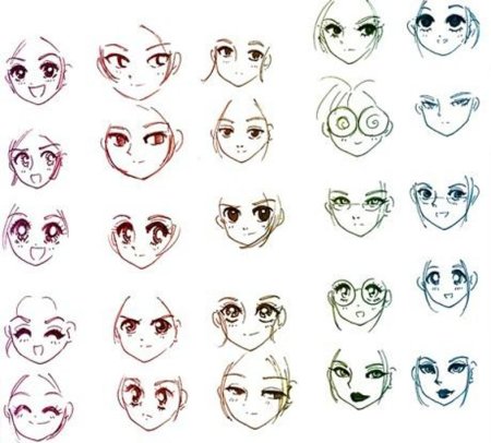 Аниме глаза эмоции