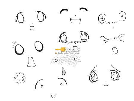 Аниме эмоции простые