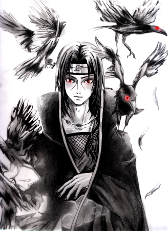 Itachi Uchiha вороны