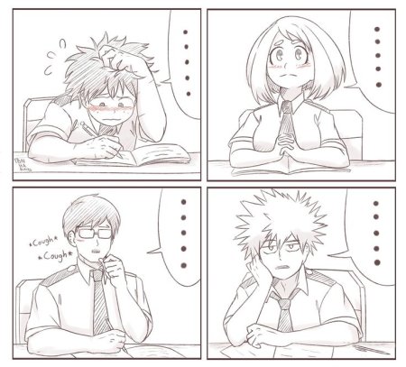 Комиксы аниме геройская Академия