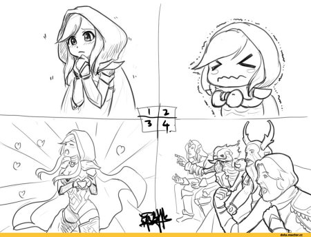 Комикс карандашом аниме