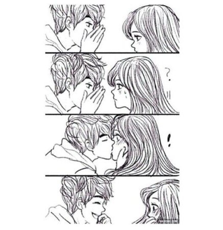 Аниме комиксы черно белые