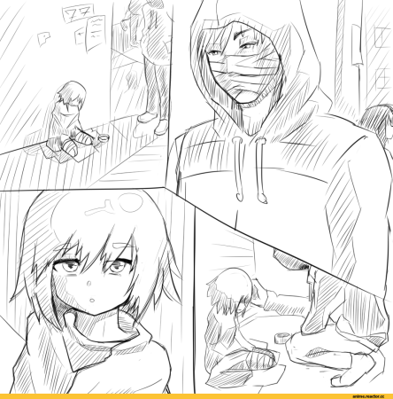 Комикс карандашом