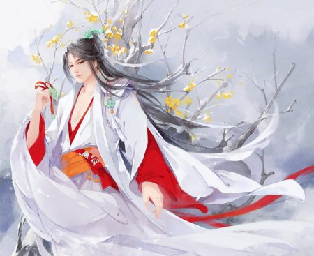 Китайская живопись люди Ханьфу