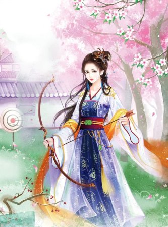 Китайская девушка рисунок