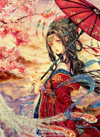 Кимоно гейши аниме