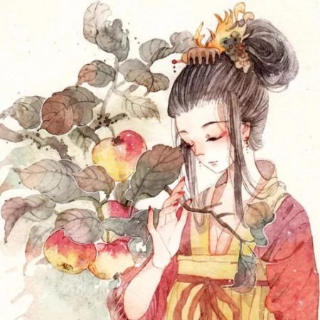 Японские иллюстрации акварелью