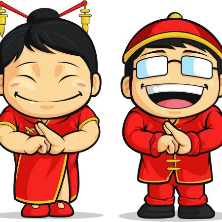 Китаец иллюстрация