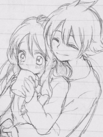 Аниме Наброски пары