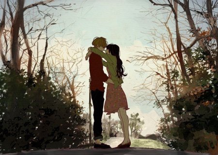 Встреча влюбленных аниме
