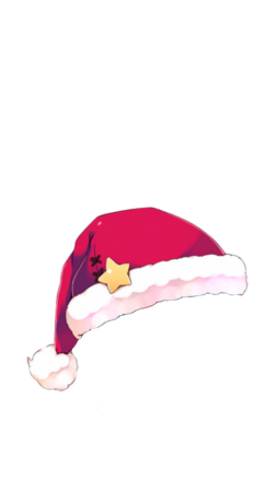 Аниме шапочка Деда Мороза
