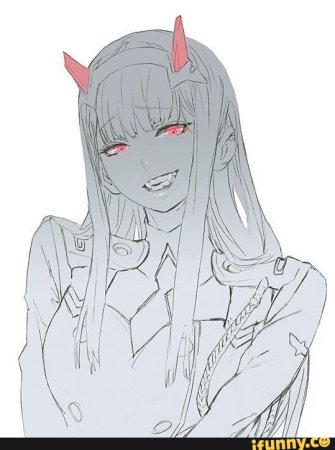 Зеро ту черно белая