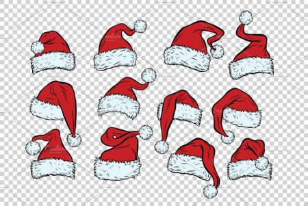 Новогодние шапки мультяшные