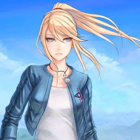 Аниме блондинка