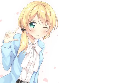 Аниме блондинка