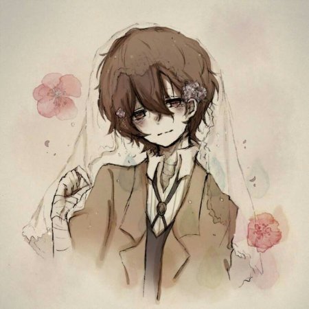 Дадзай Осаму арт милый