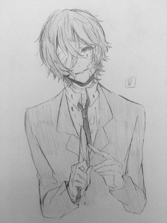 Дадзай Осаму скетч