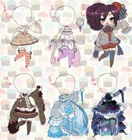 Аниме Чиби одежда