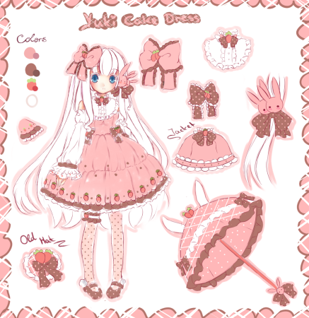 Персонажи в розовой одежде