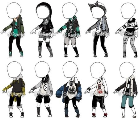 Костюмы для персонажей