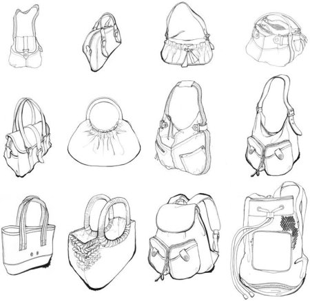 Референсы с сумкой