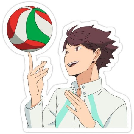 Ойкава Тоору Стикеры