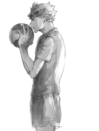 Аниме волейбол Ойкава