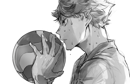 Ойкава Тоору с мячом