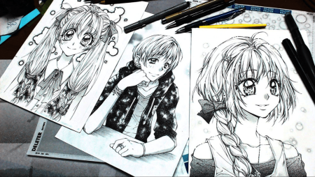 Стиль Манга в рисовании