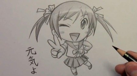 Аниме рисунки карандашом для начинающих