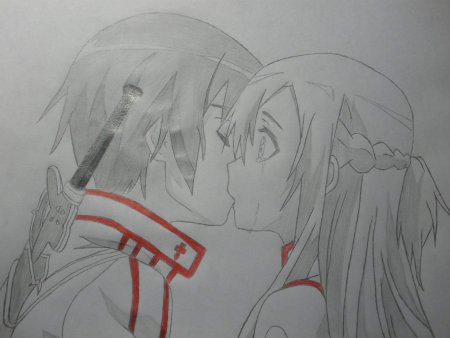 Аниме рисунки карандашом