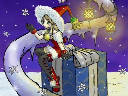 Дед Мороз и Снегурочка аниме