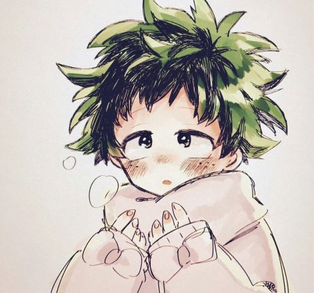 Мидория Изуку арт милый