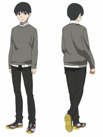 Канеки Кен в полный рост официант