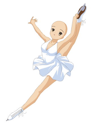 Аниме фигуристка