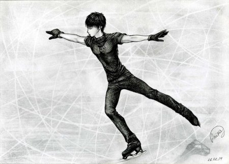 Фигуристы карандашом