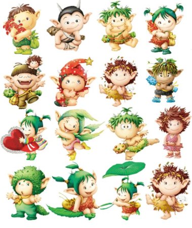 Сказочные герои карандашом