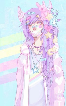 Аниме Pastel goth