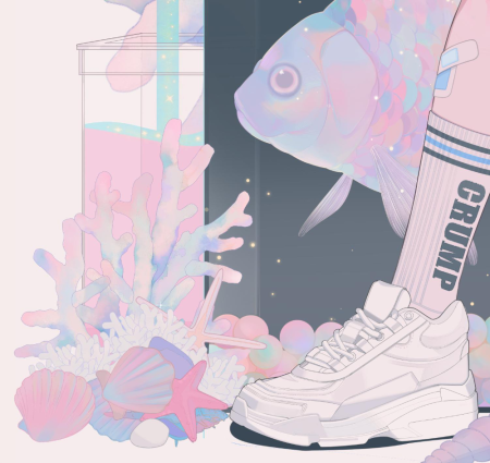 Милые обои аниме Эстетика