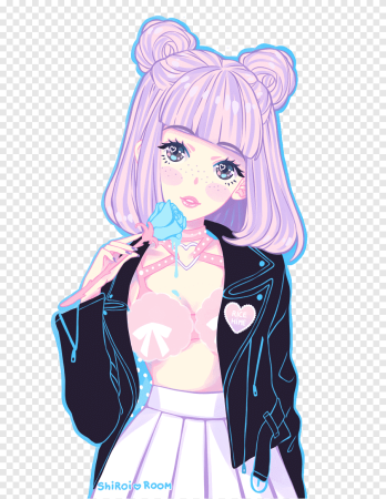 Pastel goth аниме арт