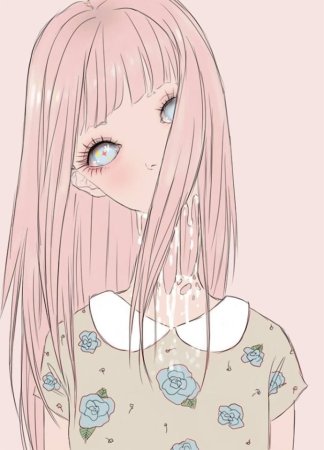 Пастельные аниме тянки