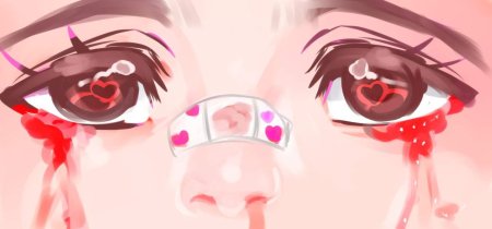 Аниме глаза со слезами