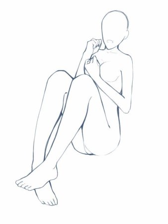 Позы для рисования женские
